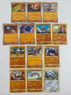 🪨 Rocks Pokémon Card Lot | Onix Sudowoodo Steelix Gigalith ✨5/$25✨
